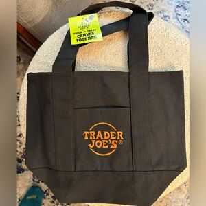 Trader Joe’s Black Canvas Tote Bag
